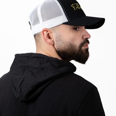 FOLLOW ME - Juv-52 Casquette Noir FollowMee Jaune