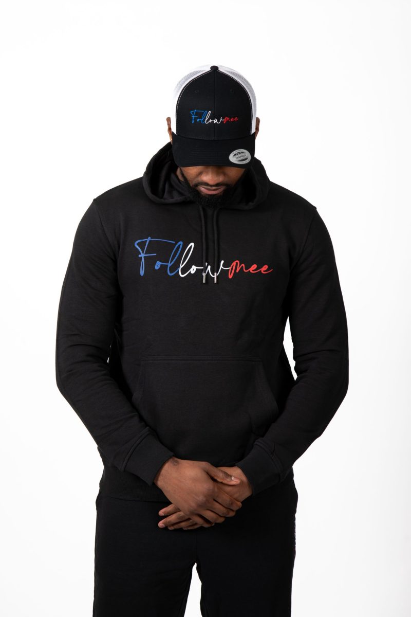 FOLLOW ME - Juv-78 Bas Survêtement – Noir Bleu Blanc Rouge