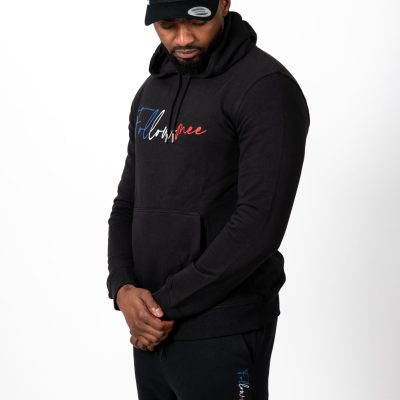 FOLLOW ME - Juv-80 Casquette Noir FollowMee Bleu-Blanc-Rouge